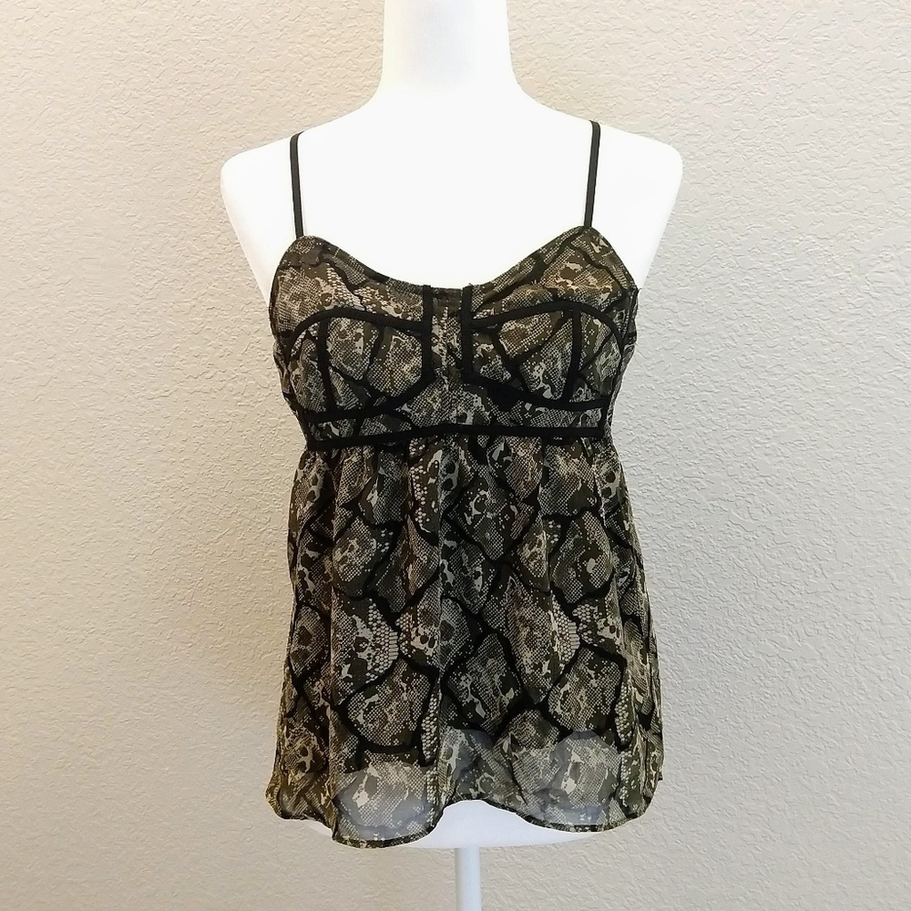 PJK Patterson J. Kincaid animal snakeskin tank